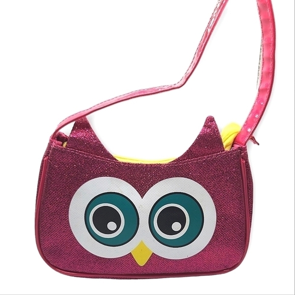 Fuscia Sparkly Owl Bag - Picture 11 of 14